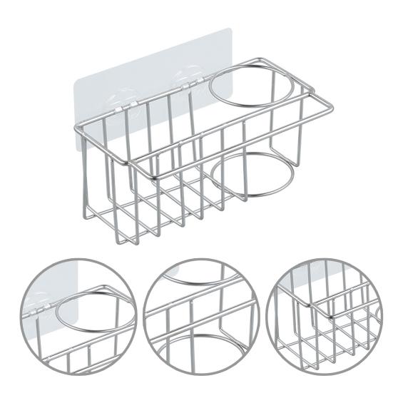 Suport Burete Organizator Caddy pentru Chiuveta de Bucătărie Capacitate Portantă Mare Design Gol Ușor de Instalat Raft Organizator Caddy pentru Chiuvetă