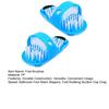 1 Pair Foot Brushes Built-In Massage Function Rich Foam Soothing