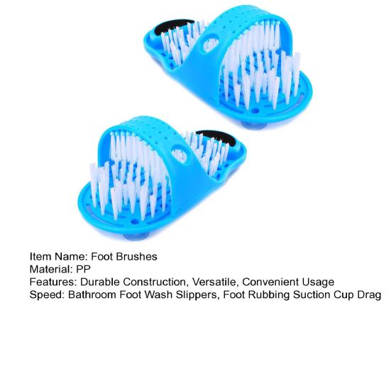 1 Pair Foot Brushes Built-In Massage Function Rich Foam Soothing