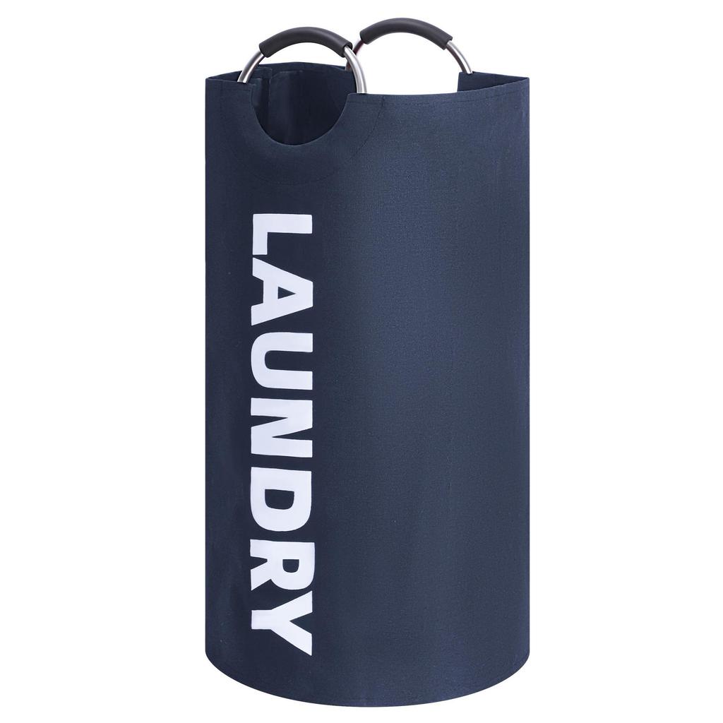 Foldable Large Capacity Oxford Cloth Laundry Basket with Alloy Handle