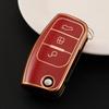 Folding Key 3 Button Tpu Car Key Case Cover For Ford Fiesta Focus 2 Ecosport Kuga Escape Falcon B-Max C-Max Eco Sport Galaxy