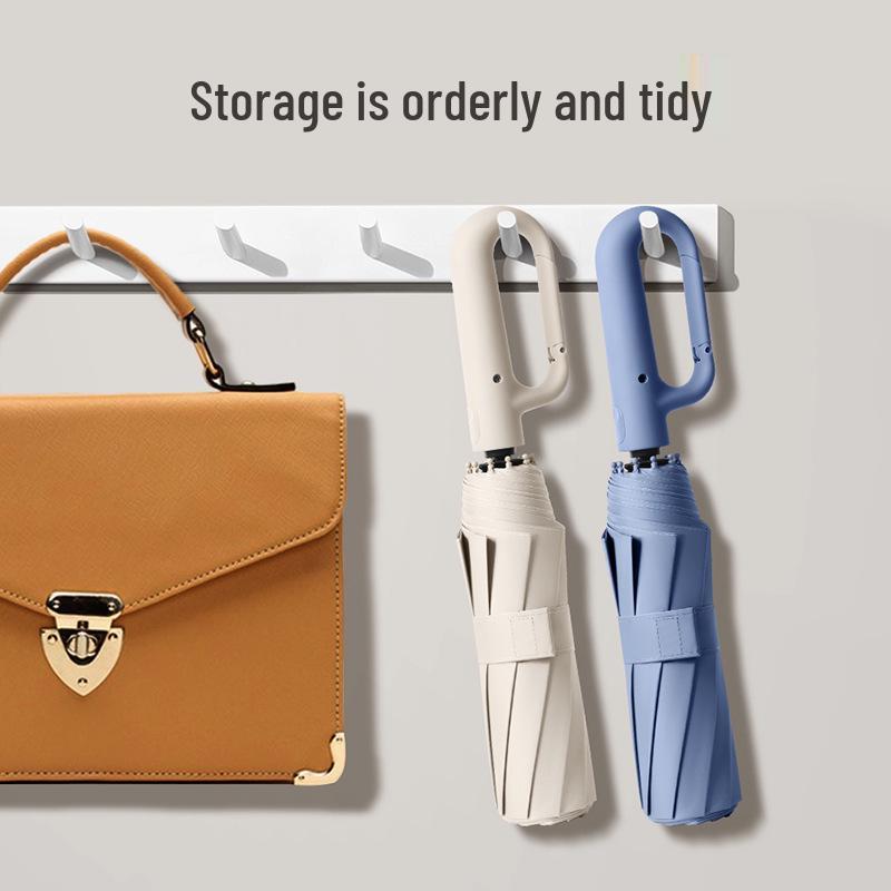 Large Automatic Dual-Use Umbrella: Sunshade & Rain Protection with Custom Logo