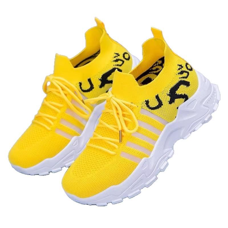 Daddy Schuhe Fly-Woven Mesh Schuhe Damen 2025 neue Vier-Jahreszeiten Damenschuhe vielseitig dünn atmungsaktiv Sport und Freizeit