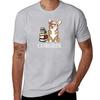 Corgi for book lovers, book nerds, readers, or english teachers - corgeek T-Shirt anime stuff mens designer clothes