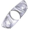 Front Corner Light Housing 63126904299 63126904300, Side Marker Light Lens Cover, 1998-2001 Compatible with BMW E46 2-Door - Clear Lens