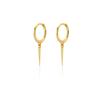 Euro-American Trendy Cone Pendant Ear Cuffs - Smooth Cold Punk Style Hoops for Women