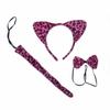 3PCS Kids Child Animal Set with Ears and Tail Headband Sets Costume Accessory Halloween Xmas Costume