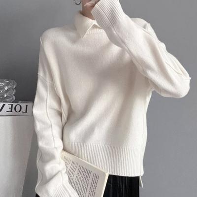 Men's Winter Autumn Knit Turtleneck Sweater Top Blouse Underwear Undershirts for Women Korean Clothes Pullovers Work