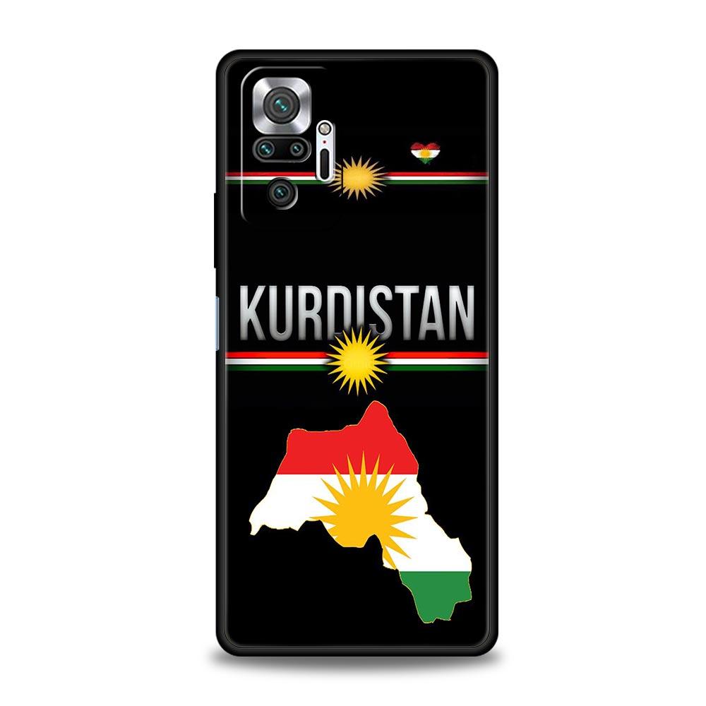 K-Kurdistan Flag Phone Case For Xiaomi Redmi Note 14 13 12 5G 11 10 Pro Plus 4G 9S 9 14C 13C 12C 10C 9C 9A Soft TPU Cover