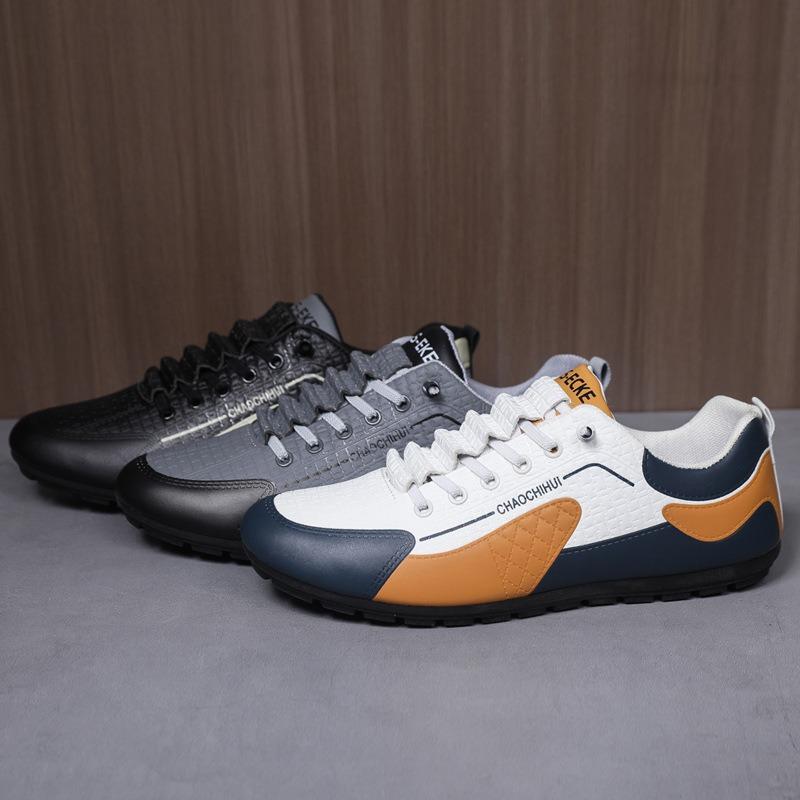 New casual shoes men's sports shoes quality selection men's shoes slow pull shoes leather surface casual shoes trendy shoes