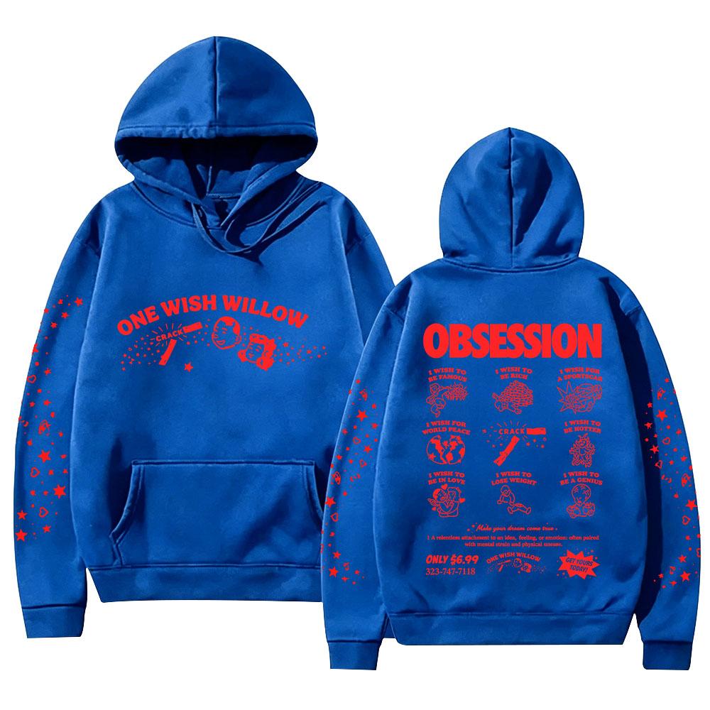Cinegogue X Obsession One Wish Willow Hoodie Obsession Movie Merch Pullovers Casual Long Sleeve Sweatshirts Women Men Y2K Hoody