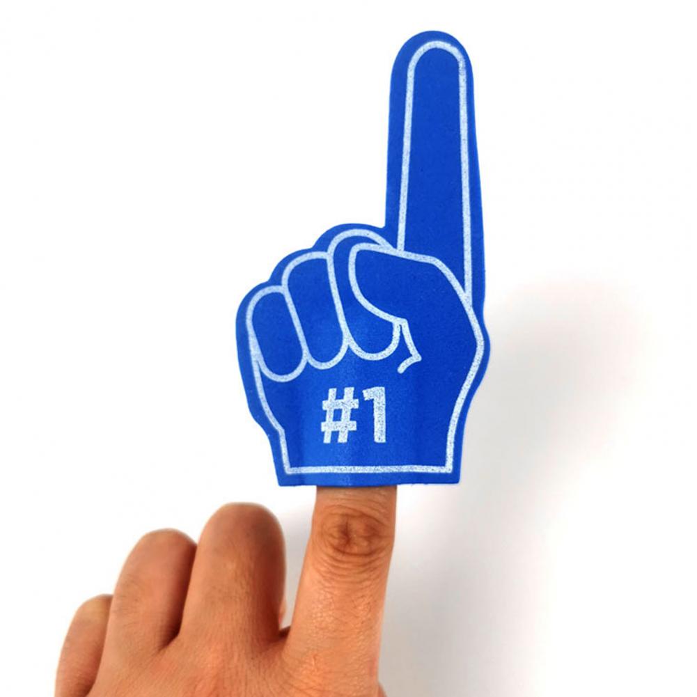 24 Pcs/Set 10*6cm Foam Fingers Fans Colorful Finger Cots Boys Girls Gift Party Favors Universal Sports Cheerleading Photo Props