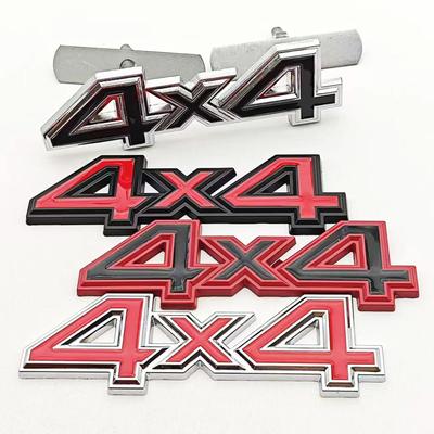 1Pcs 3D Metal Car Styling Logo 4X4 Four-Wheel Drive Car Sticker Emblem Badge Decals Universal Decoration Accessories