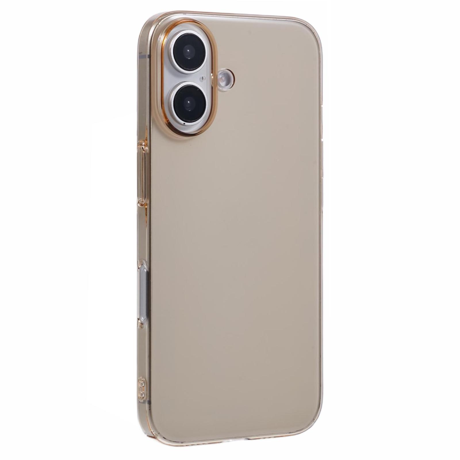 

X-LEVEL For iPhone 16 Plus Case Hard PC Slim Fit Thin Phone Cover Titanium Gold