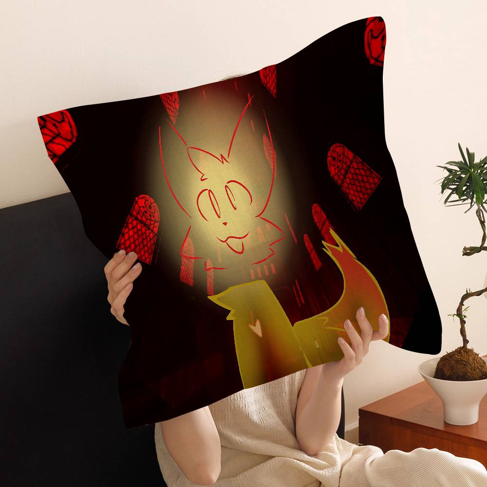 

B-Boykisser Silly Cat Cute Office Cushion Pillowcase Car Cushion Cover45X45CM Lumbar Pillowcase Sofa Pillowcover 30x30 cm