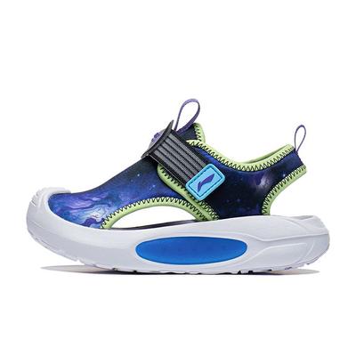 Cloud Shock Absorbing Lightweight Non-Slip Childrens Sandals Kids Sandals White Blue YKKT002-1