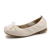 Sheepskin Soft Leather Soft Sole Leather Casual Shoes One Pedal Shallow Mouth Ballet Shoes Mary Jane Women's Shoes