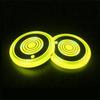 2× 2.7" Cup Pad with 7 Colors LED Light Interior Decoration Lamp Car Accessories