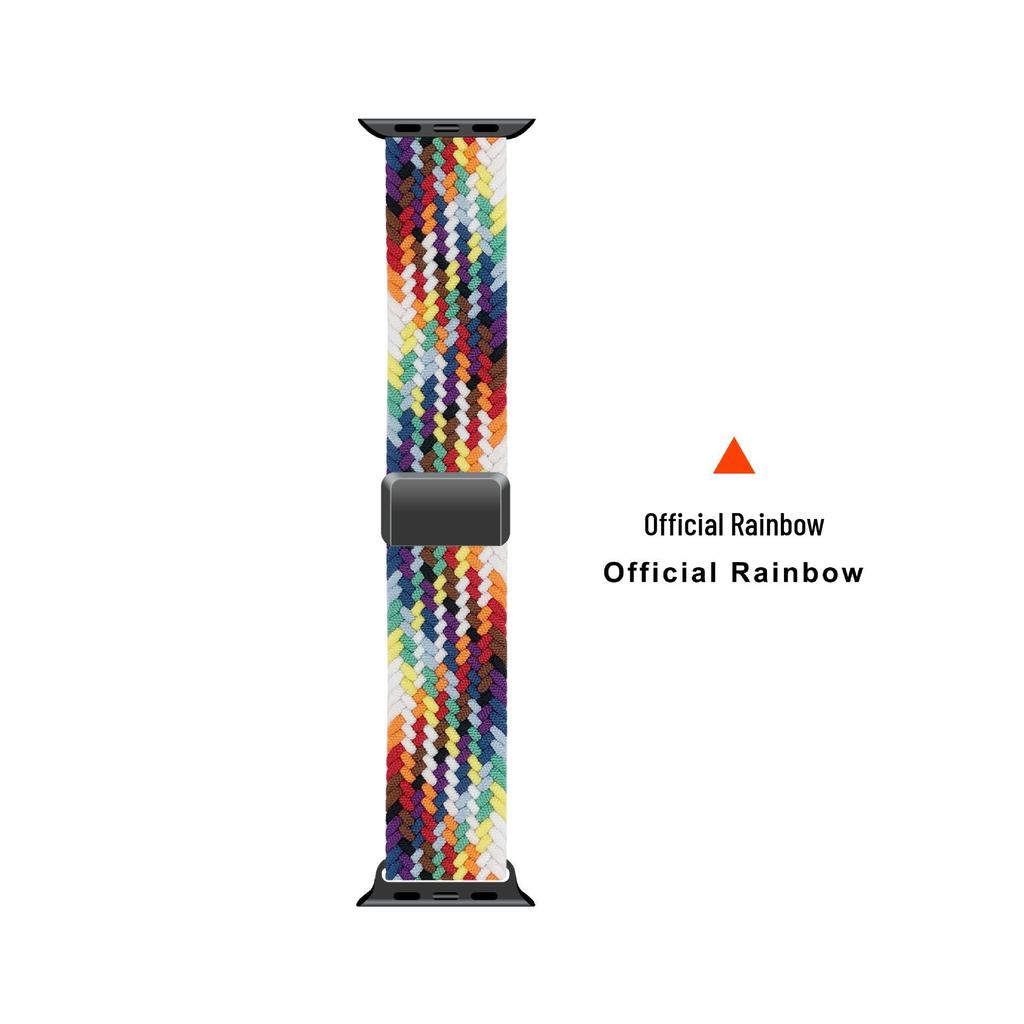 Geflochtenes Magnetarmband aus Nylon für Apple Watch S11