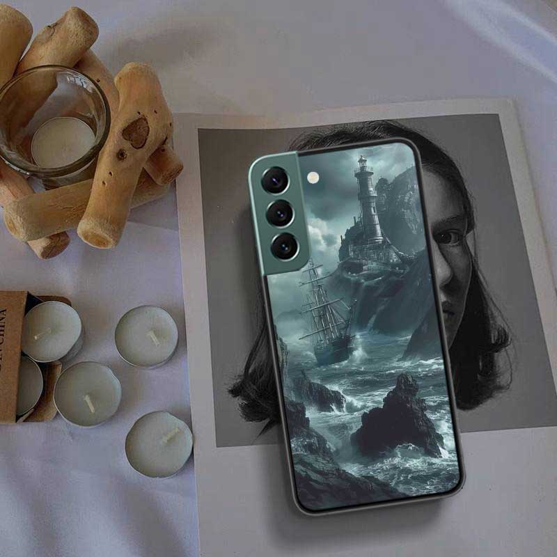 Lighthouse Phone Case For Samsung Galaxy S22 S25 Ultra S21 S10 Plus S26 Edge S20 S23 S24 FE Cover Silicone Soft TPU Clear Sh