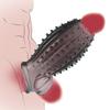 Penis Cock Sleeve Male Sex Toy Penis Enlarger Extender for Men Realistic Dildo Cock Ring To Lock the Sperm Male Penis Training