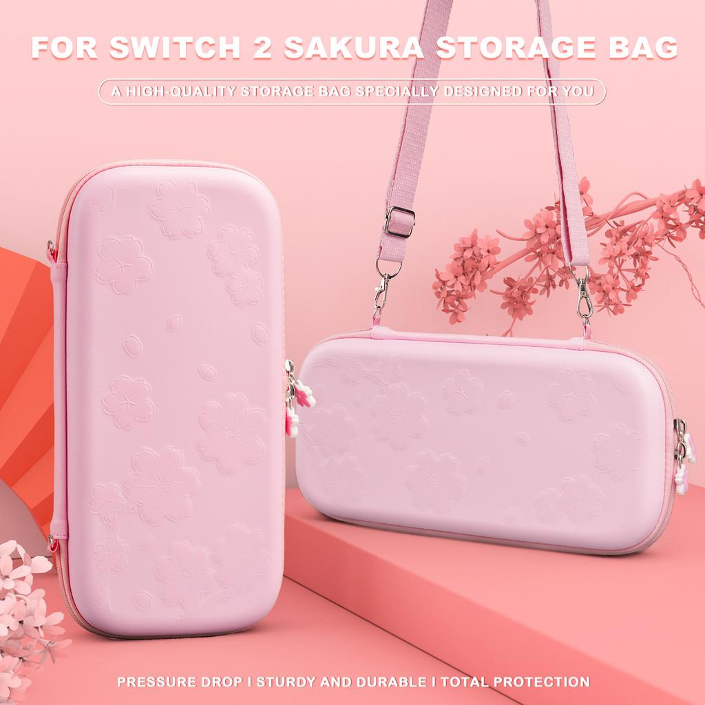 For Nintend Switch 2/LITE/OLED Portable Storage Bag EVA Shock Resistant Waterproof Protective Case Game Console Accessories