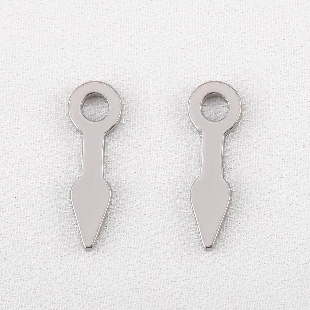 

15pcs Stainless Steel Clock Hour Hand Minute Hand Pendant Mechanical Steampunk Necklaces Bracelets Charm for DIY Jewelry Making 15pcs