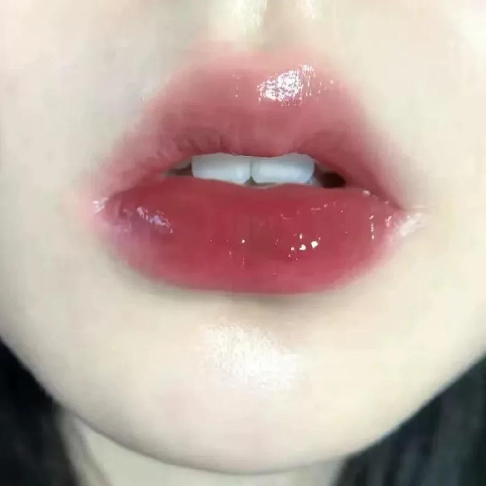 Silver Tube 5 Color Clear Water Gloss Lip Moisturizing Mirror Crystal Jelly Lip Glaze Texture Makeup 1 pcs 04 05