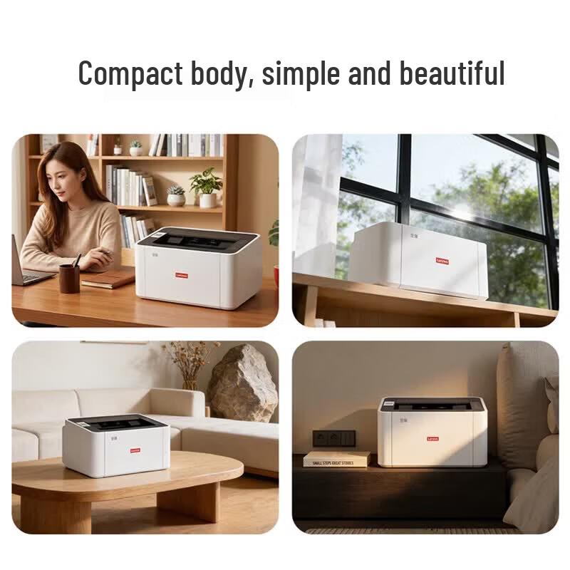 Lenovo L2002W Wireless Black and White Laser Printer CN Plug (adapter Included)