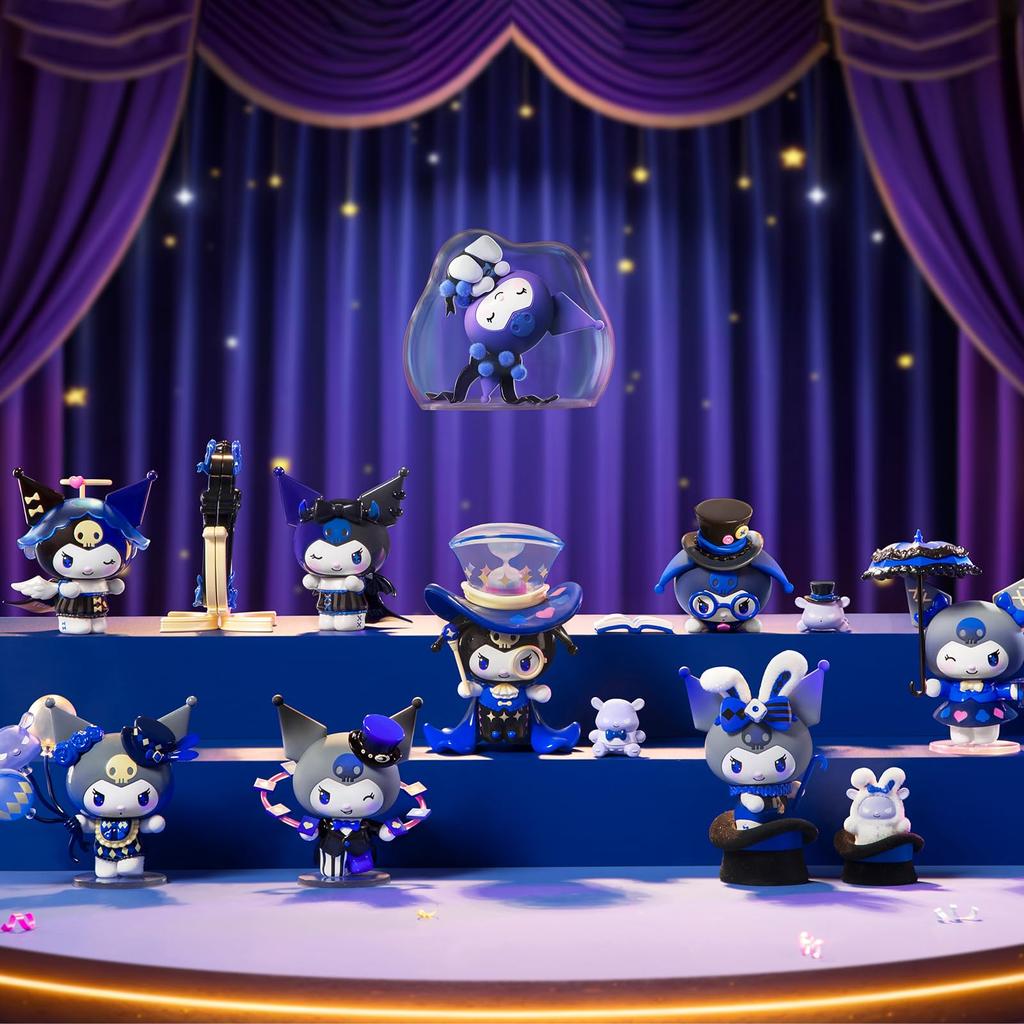 TOP TOY Sanrio Kuromi Magische Lehrling Serie [1 Stück] Gachapon Blind Box Figur Weichvinyl PVC Premium Spielzeug Geburtstagsgeschenk Kuromi Charakter