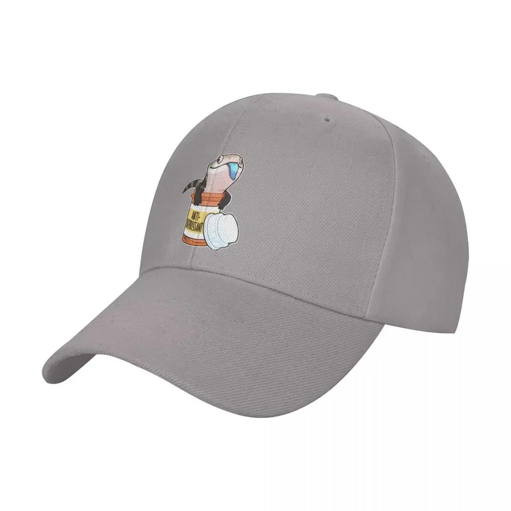 Blue Tongue Skink Cartoon Cute Skink Lizard Baseball Cap Black Golf Womens Hats For The Sun Mens