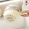Drain Basket Double-Layer Vegetable Sink with Handle Fruit Bowl Comfortable Grip Strainer for Kitchen