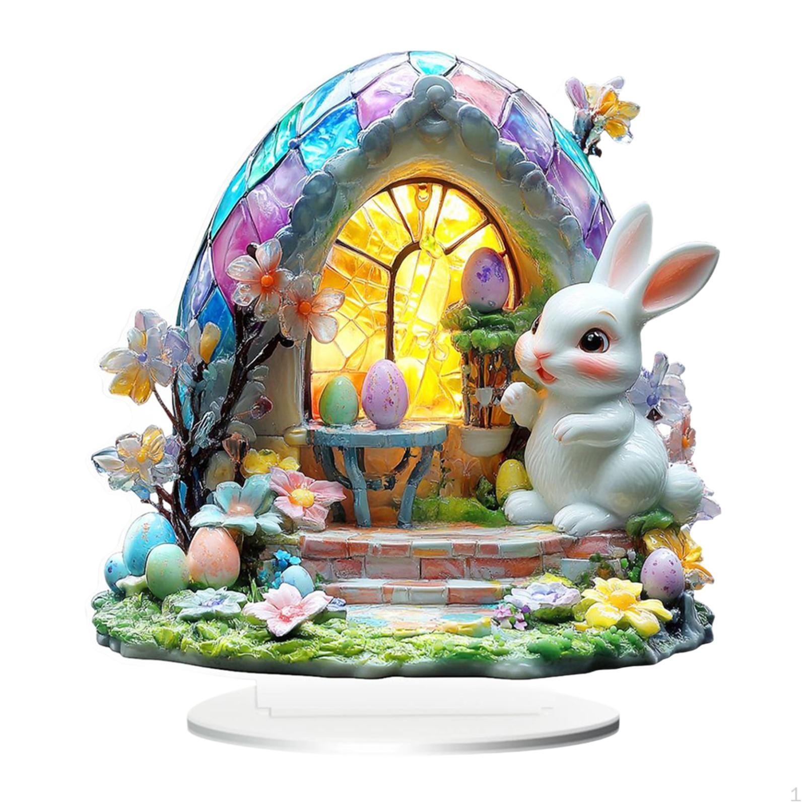 

Decoration of Easter Fairy in The Shape A 2D Versatile Flat Acrylic 7.4 X 7.8 Inches Style A