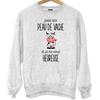 Sweatshirt - Humour Fun Funny - Grey - Long Sleeves - Classic Collar