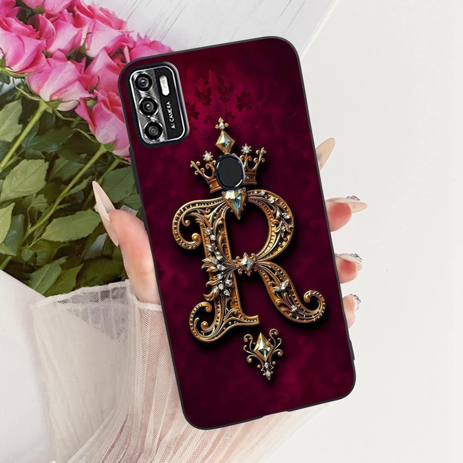 For ZTE Blade A7s 2020 Case A7020 Cute Crown Letters Cover Soft Silicone Phone Case For ZTE Blade A7s 2020 BladeA7s Fundas Coque