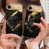 Black Panther Roars For IPhone 17Pro Max 16 17 Pro oMax 15 Pro 14 13 Plus 12Mini 11 Pro Max XR 16E Air Golden Glass Phone Case