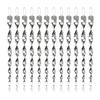 30cm Hanging Bird Repellents 12Pcs Reflective Bird Deterrent Rod Reflective Wind Spiral Hanging Bird Scarer Rods Set Garden Tool