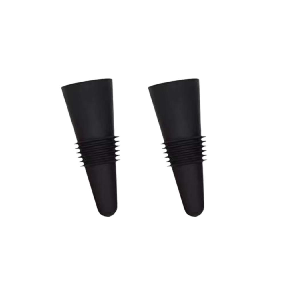 2pcs Sealed Silicone Wine Bottle Stopper Conical Champagne Bottles Sealer Seasoning Bottle