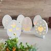Easter Silicone Molds Egg Mold Bunny Mold Silicone Mold for Resin Candle Night Light Mold Plaster Molds for Casting,for Easter
