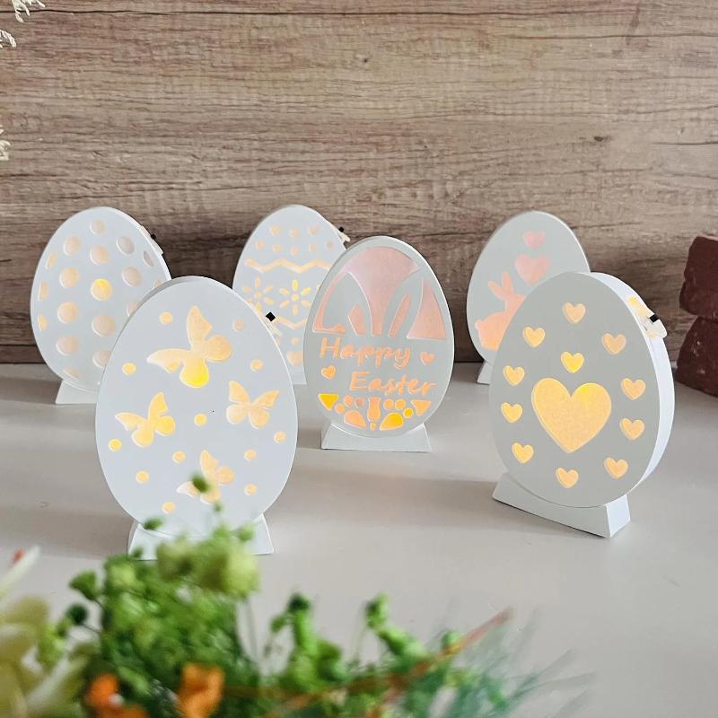 Easter Silicone Molds Egg Mold Bunny Mold Silicone Mold for Resin Candle Night Light Mold Plaster Molds for Casting,for Easter
