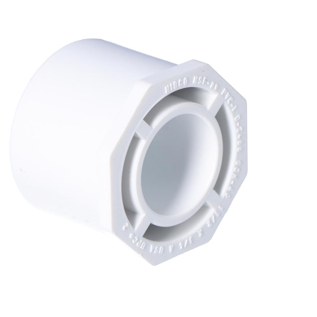 Reduction sleeve KZ/KW PVC-U 1 1/2x3/4"