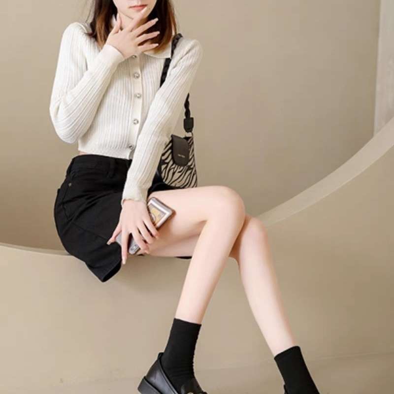 Platform Leather Shoes 2025 New One-pedal Soft-soled Small Leather Shoes French British Style Flat-soled Metal Buckle Versatile