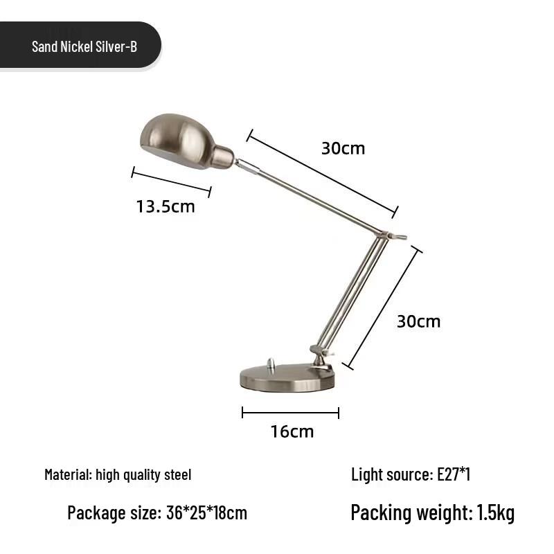 

OEING Full Spectrum Dimmable LED Bedside Lamp with Foldable Arm
