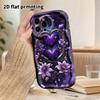 Phone Case: 2D Flat Design Suitable for iPhone 18, 17, 16, 15, 14, 13Pro Protective Cases, Couple Style, Sparkling Butterfly, Christmas and Halloween