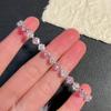 Zircon square buckle bracelet simple, fashionable, elegant and sweet temperament versatile bracelet light luxury high-end jewelry women