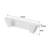 Yamazaki Jitsugyo Film Hook Pot Lid Holder L White Body: W27 x D3.9 x H6cm (Film hook not included) Plate Floating Storage Lid Holder 1560
