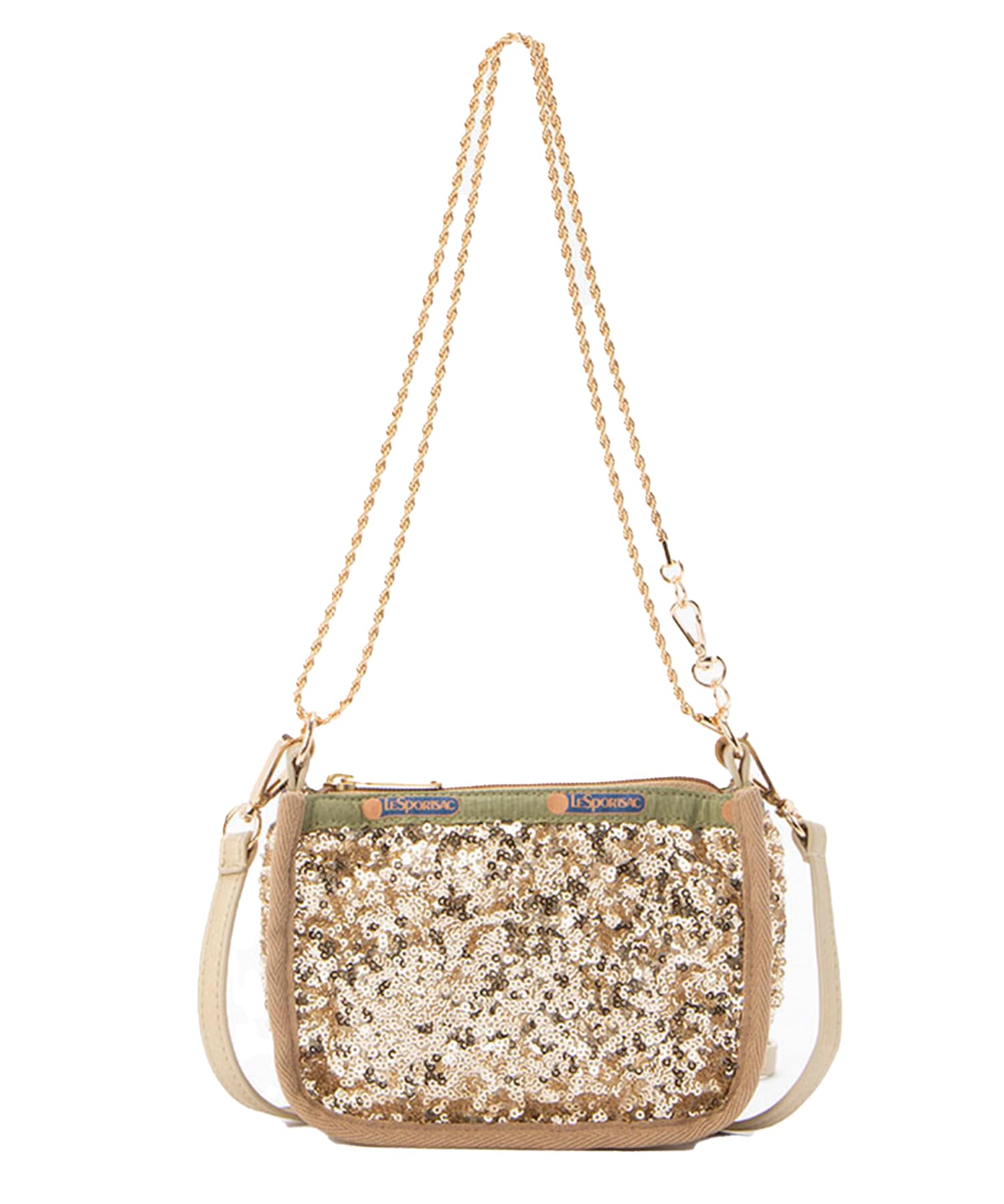 

Официальная сумка через плечо 2WAY CHAIN MINI Sunshine Gold [LeSportsac] BAG/1060 женская