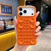 Suction Cup Silicone Case for Apple 15 Pro Max - 3D Liquid Anti-Drop Protection