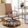 1pc Haikyuu! Anime Design Round Carpet - Office Chair Mat, Anti-Slip Rug for Home Decor, Seasonal Gift, Suitable for Office, Living Room, Bedroom, Gam