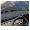 For Tesla Model Y Juniper Suede Leather Dashmat Model 3 Highland Car Dashboard Cover Pad Dash Mat SunShade Carpet Accessories